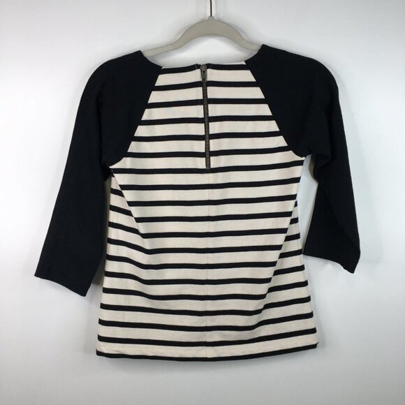 J. Crew Striped Raglan Sailor Top Size XS - Picture 5 of 7